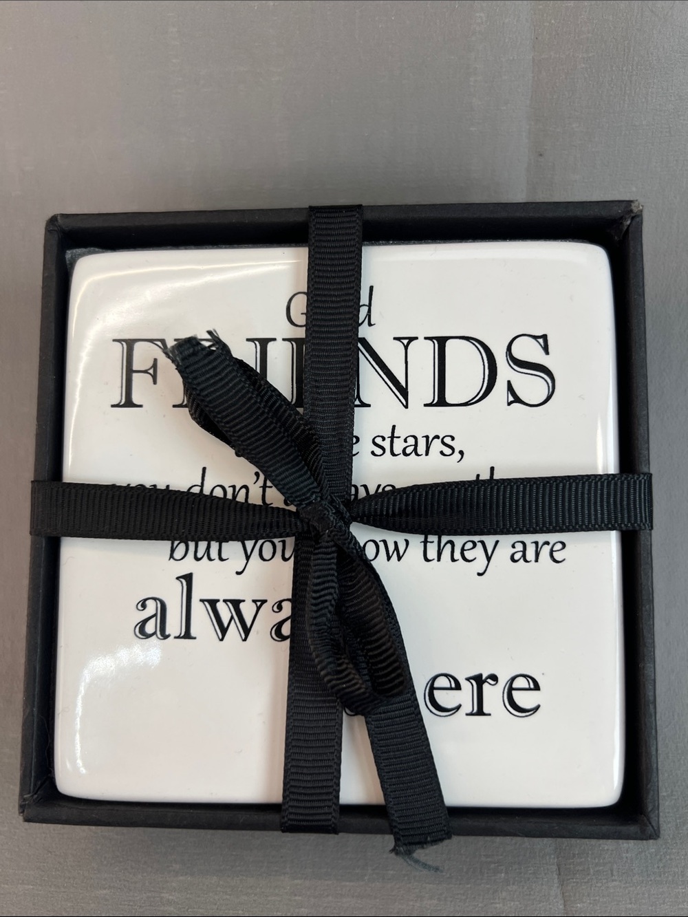 Coasters, celebrating friendship